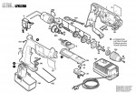 Bosch 0 601 933 355 Gbm 9,6 Vsp-3 Batt-Oper Drill 9.6 V / Eu Spare Parts